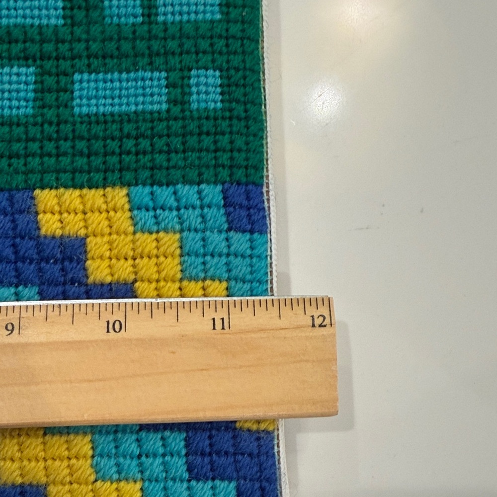 Vintage Needlepoint Sampler Geometric Patterns - Picture 6 of 8